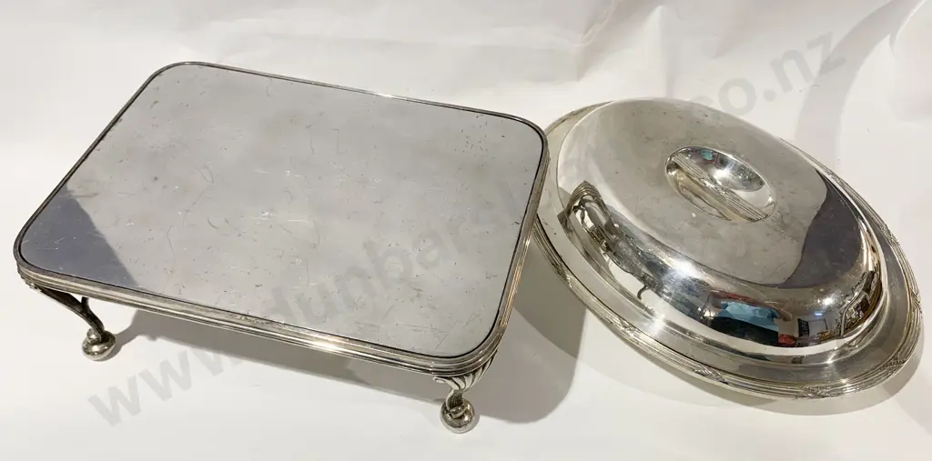 S/P Tureen on S/P Warming Stand Image 1++