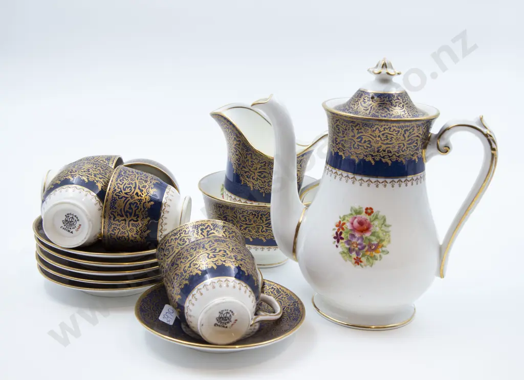 Floral Decorated Coffee Set Image 1++