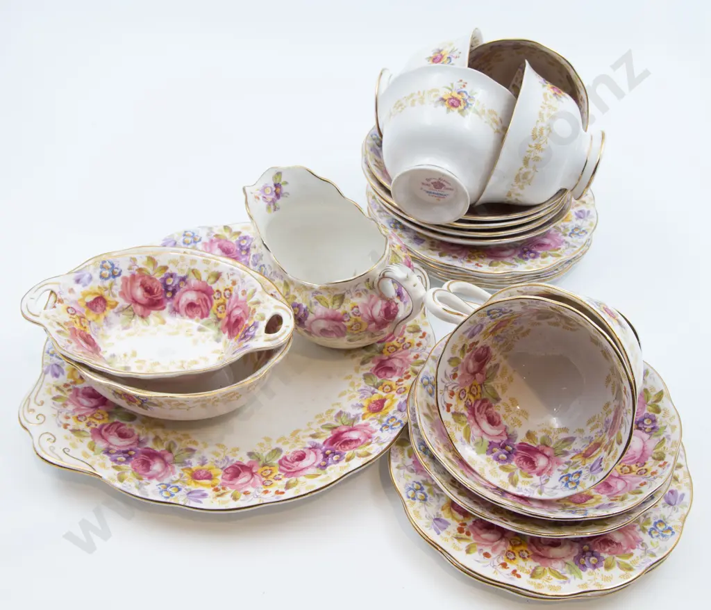 Royal Albert "Serena" Floral Decorated Part Tea Set Image 1++