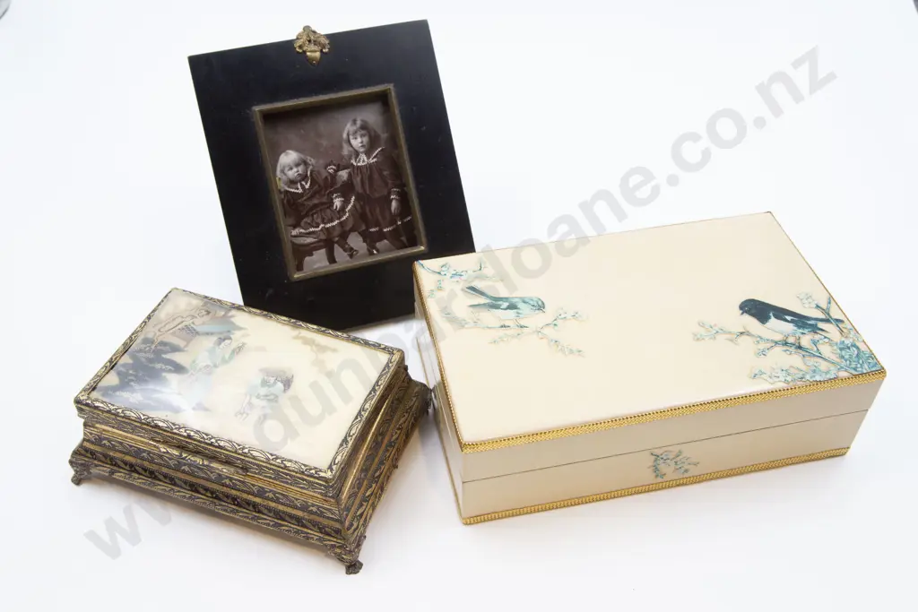 Two Jewellery Boxes and Photo Frame Image 1++