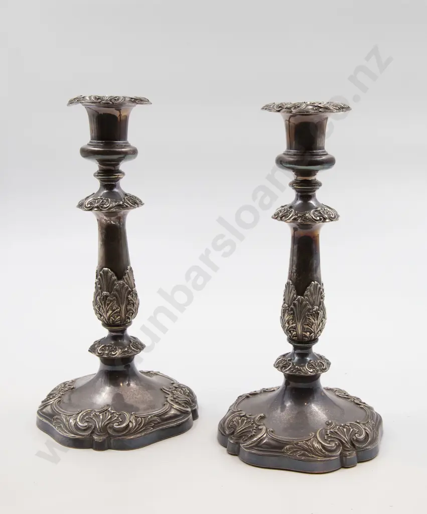Pair of S/P Candle Sticks Image 1++
