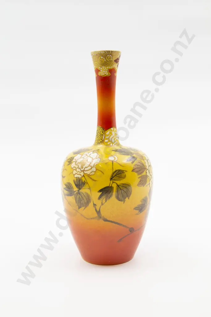Early 20th C. Japanese Satsuma Vase Image 1++