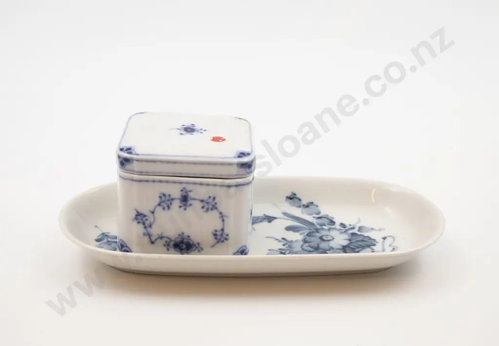 Royal Copenhagen Small Jar and Dish Image 1++