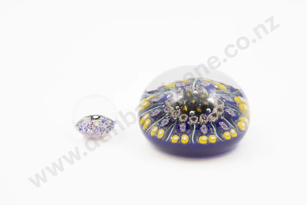 Two Glass Paper Weights Image 1++