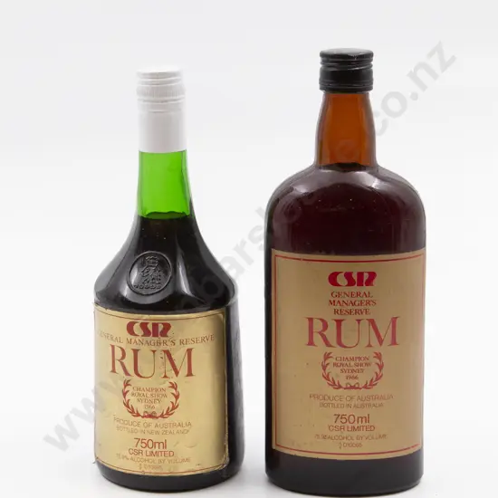Two Bottles of Rum