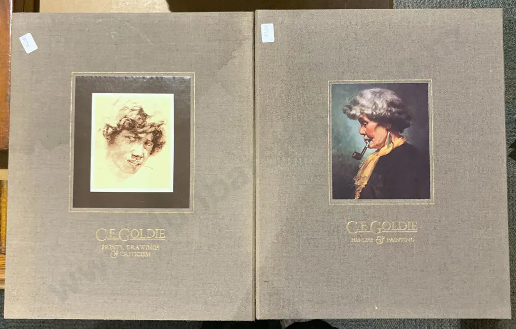 Two Large Volumes on C. F. Goldie Image 1++