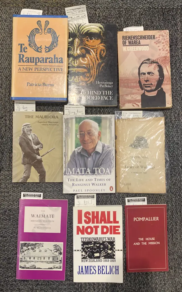 Nine Various Maori Related Volumes Image 1++