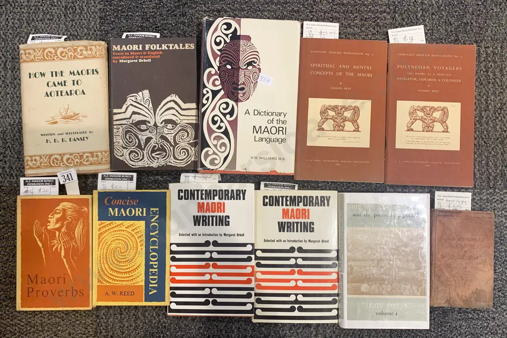 Selection of Maori Related Volumes Image 1++