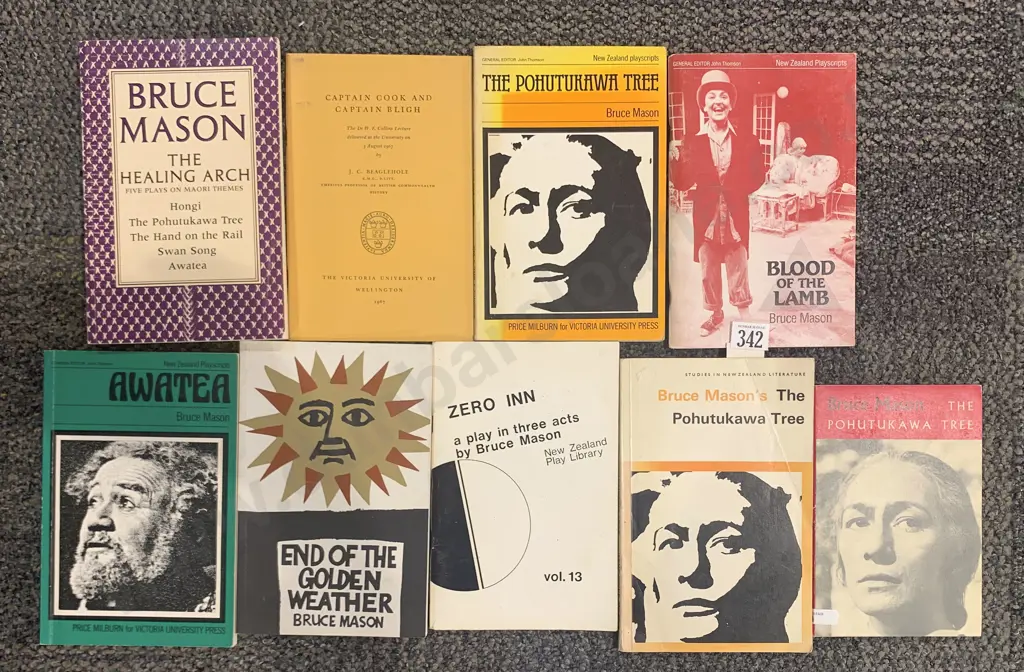 Group of Literary Booklets by Bruce Mason Image 1++
