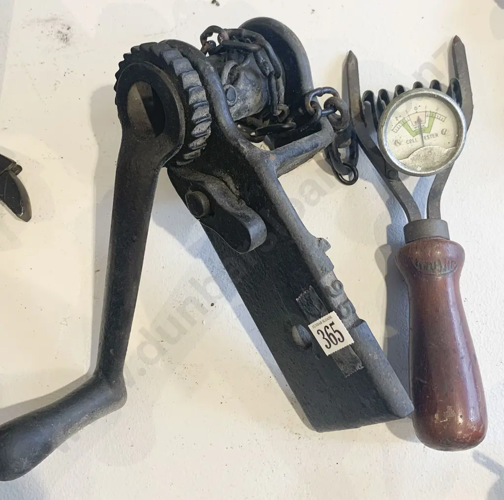 Vintage Winch With Cell Tester Image 1++