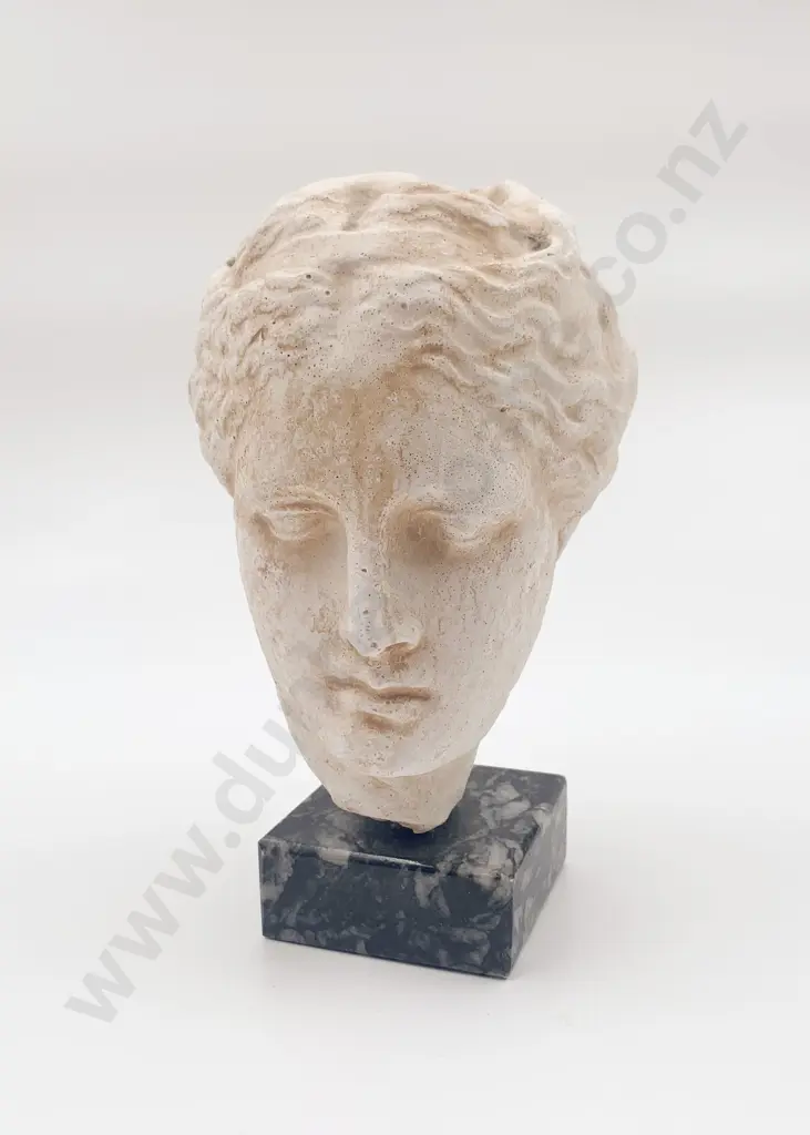 Head Bust on Stone Base Image 1++
