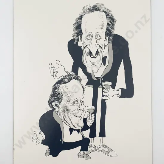 Cartoon Caricature of Jeremy Coney and Brian Waddle