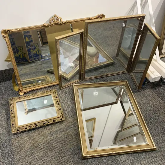 Four Assorted Mirrors