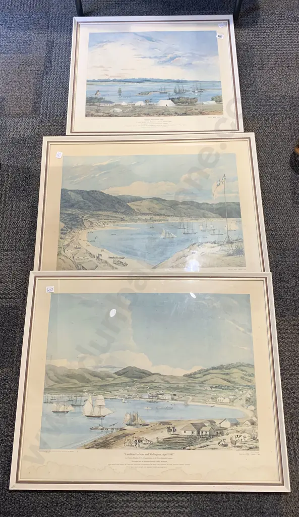 Three Framed Turnbull Library Prints Image 1++