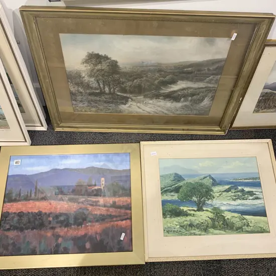 Three Various Framed Works