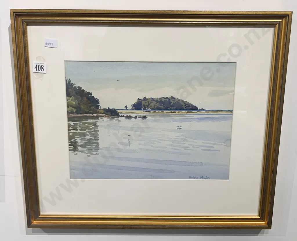 Marjorie Naylor - Coastal Landscape watercolour Image 1++
