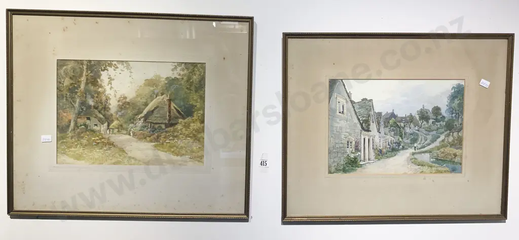 C. H. Howarth - Two Watercolours Image 1++