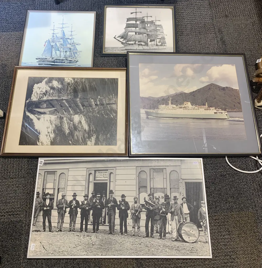 Five Assorted Framed Prints Image 1++