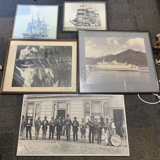 Five Assorted Framed Prints