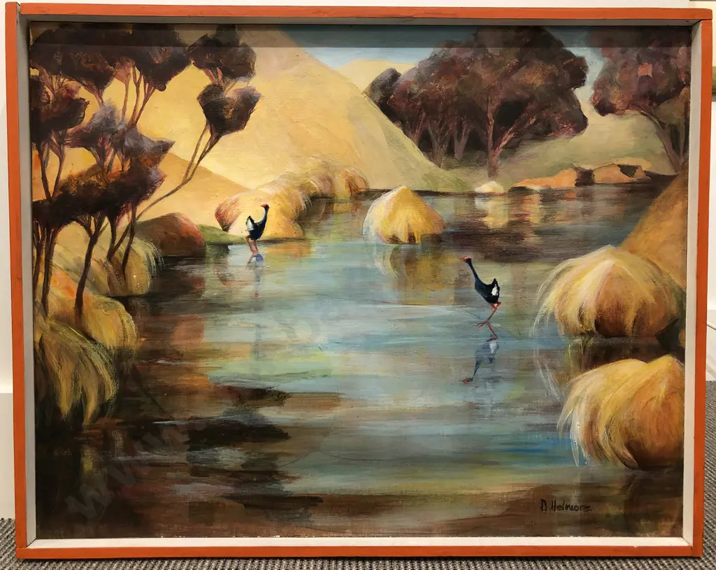 D Helmore Oil on Board Image 1++