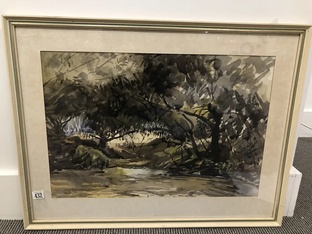 Dorothy Macleanan - Roanahanga River watercolour Image 1++