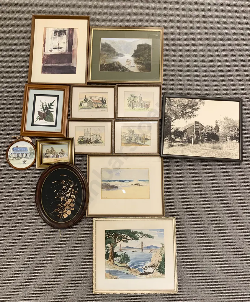 Box of Assorted Prints and Originals Image 1++