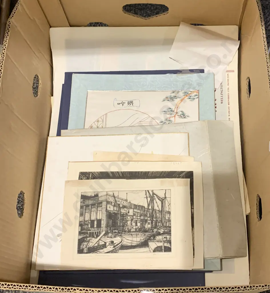 Box of Assorted Loose Prints Image 1++