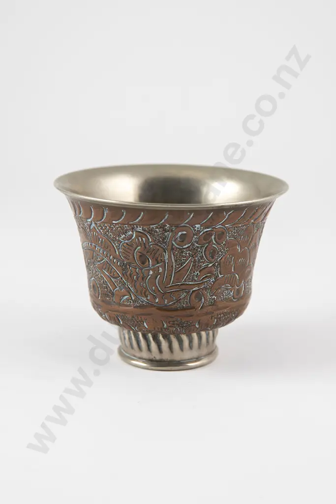 Tibetan 19th century copper tea bowl Image 1++