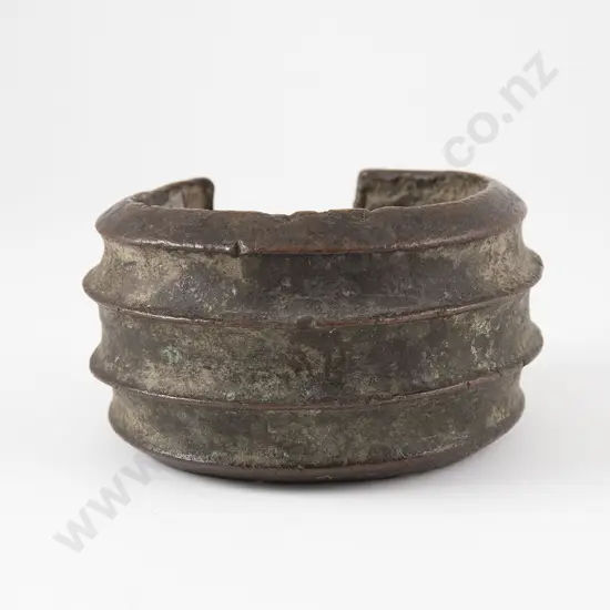 19th Century Brass Currency/Anklet Ekonda