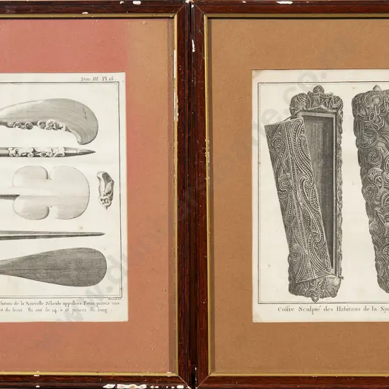 Sydney Parkinson Two engravings