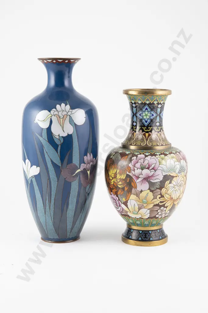 Japanese cloisonné vase  and Chinese vase Image 1++