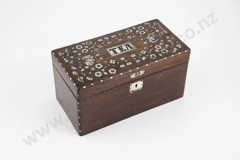Rosewood tea caddy Image 1++