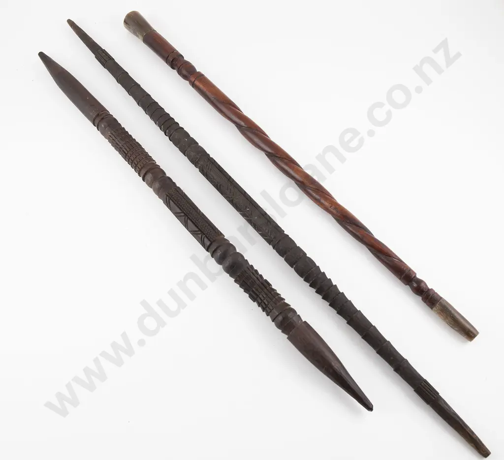 Three African Talking sticks Image 1++