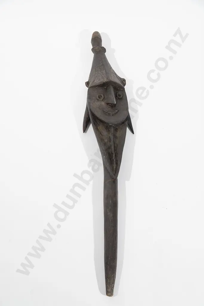Papua New Guinea Sepik river totem form mask Image 1++