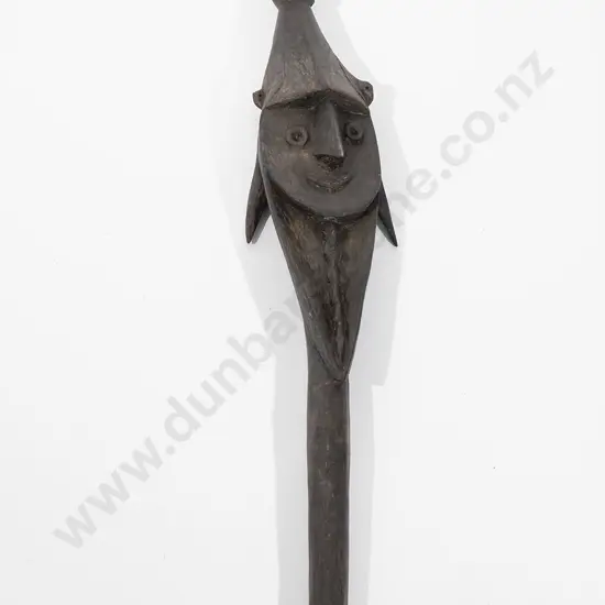 Papua New Guinea Sepik river totem form mask