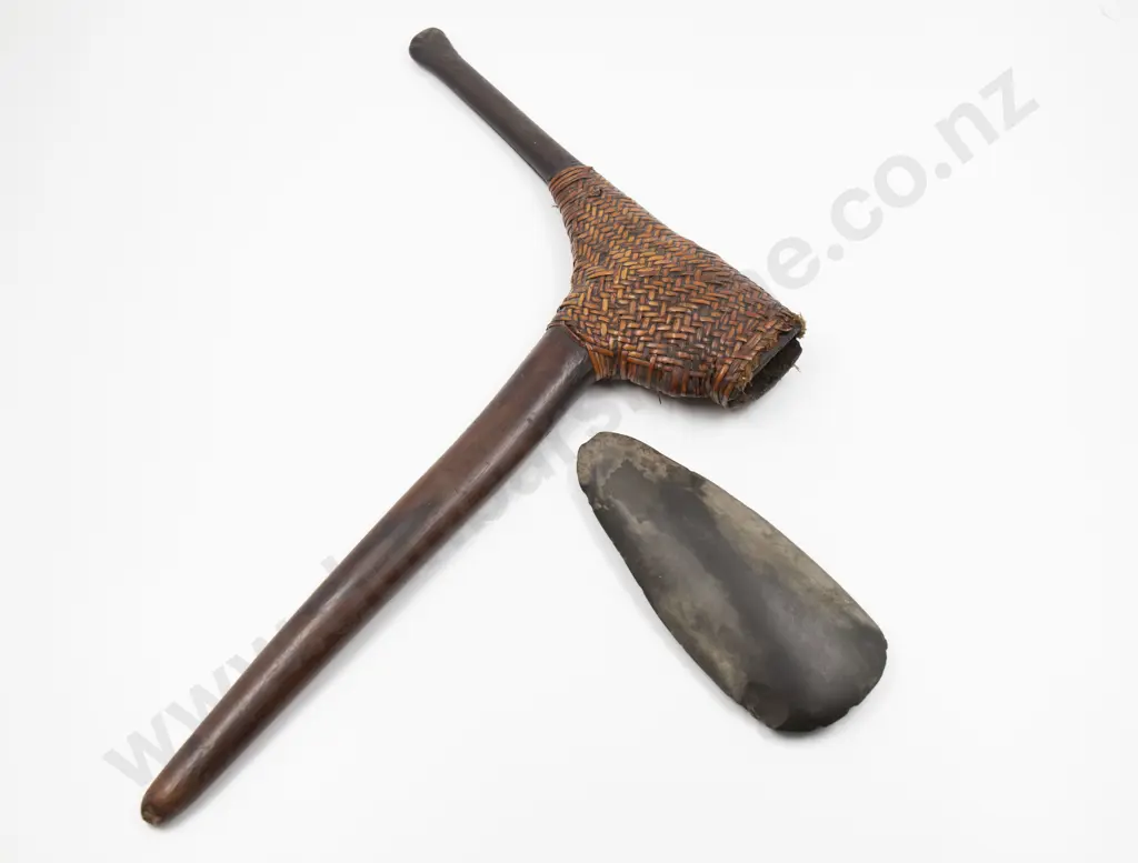 Papua New Guinea hafted adze Image 1++