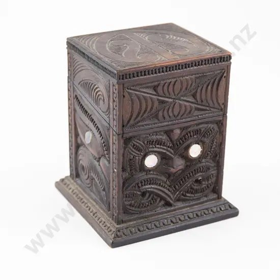 A Ngati Tarawhai card box