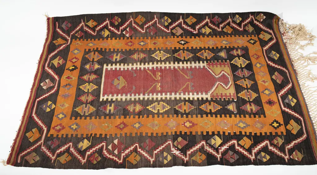 Hand knotted Kelim rug Image 1++