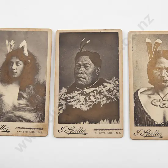 Three J Spiller City Photo Rooms  Carte De Visite after Elizabeth Pulman