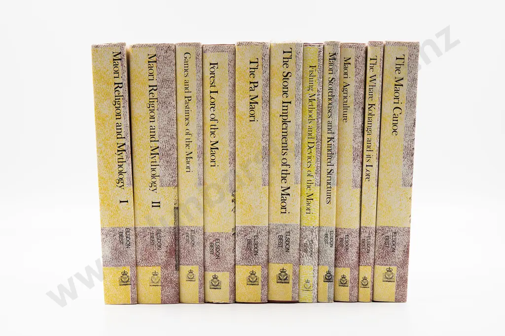 Elsdon Best  Ten Volumes Image 1++