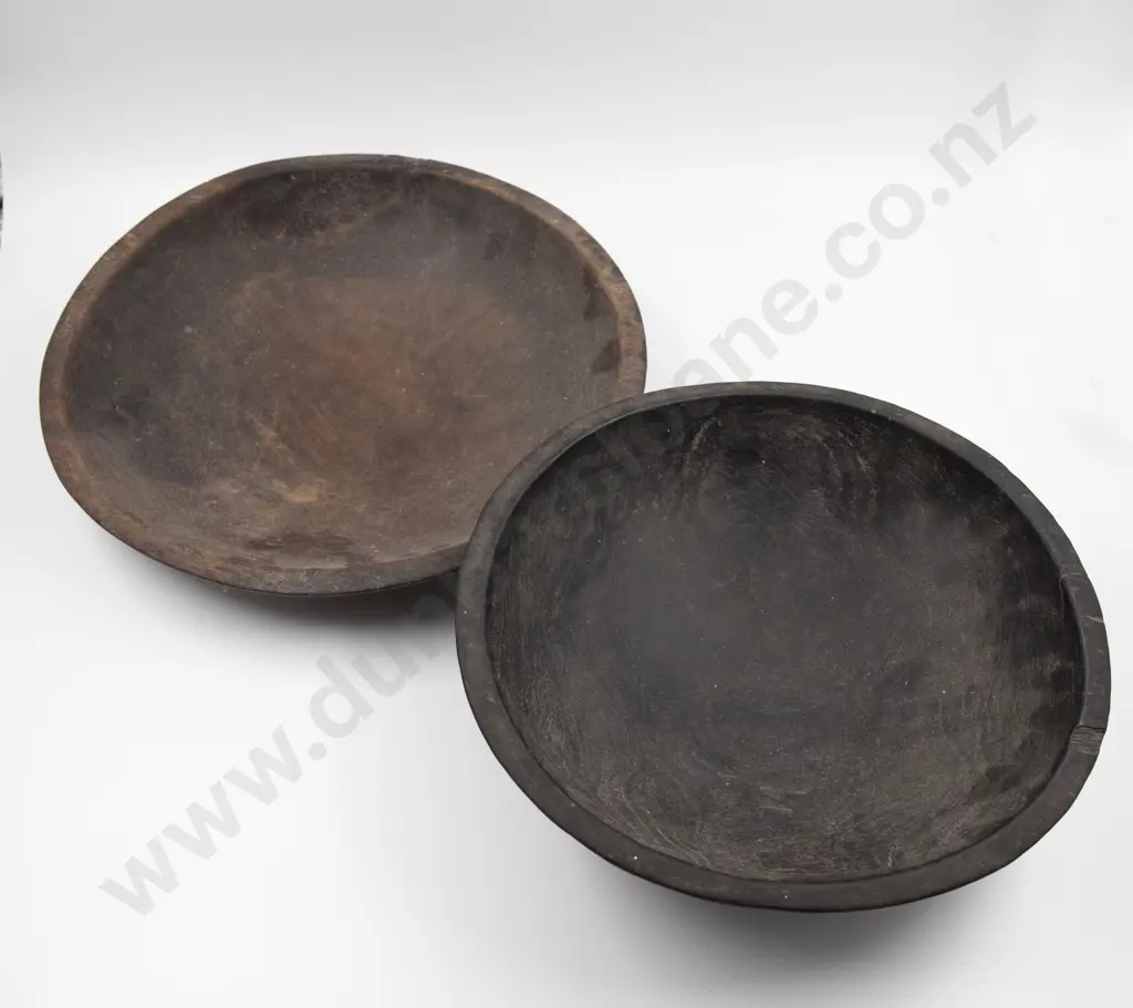 Papua New Guinea  hard wood food bowls (2) Image 1++