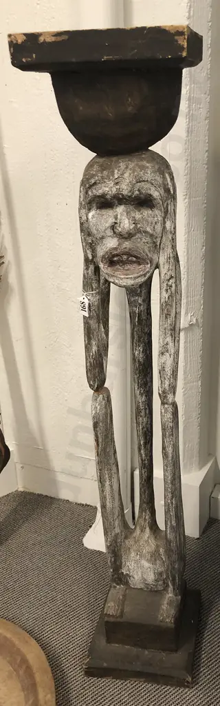 A Contemporary Carved Cook Island Sculpture Image 1++