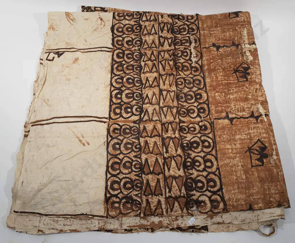 A Large Tongan Tapa cloth Image 1++