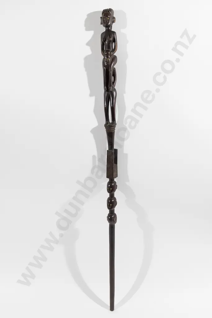 A Hardwood Staff From The Kwere People Of Tanzania Image 1++