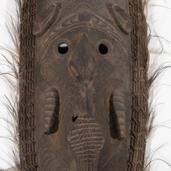 Two Papua New Guinea masks