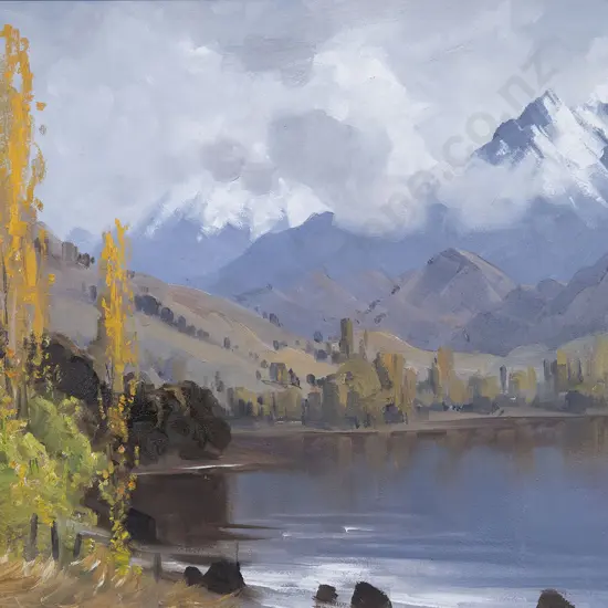 John Loxton (1903-69) - South Island Lake Scene