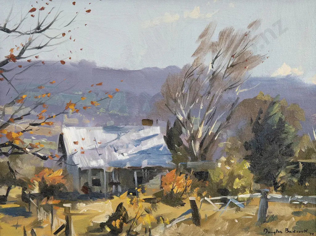 Douglas Badcock - Rustic Landscape with Cottage Image 1++