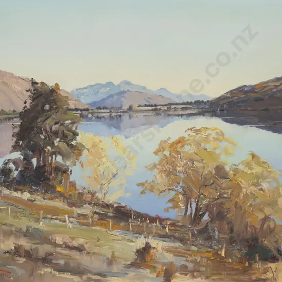 Don R Neilson (1924-2013) - Lake Hayes looking towards Lake Wakatipu