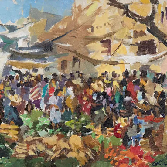 Gaston de Vel - Mercado Neuvo (Guanajuato, Mexico