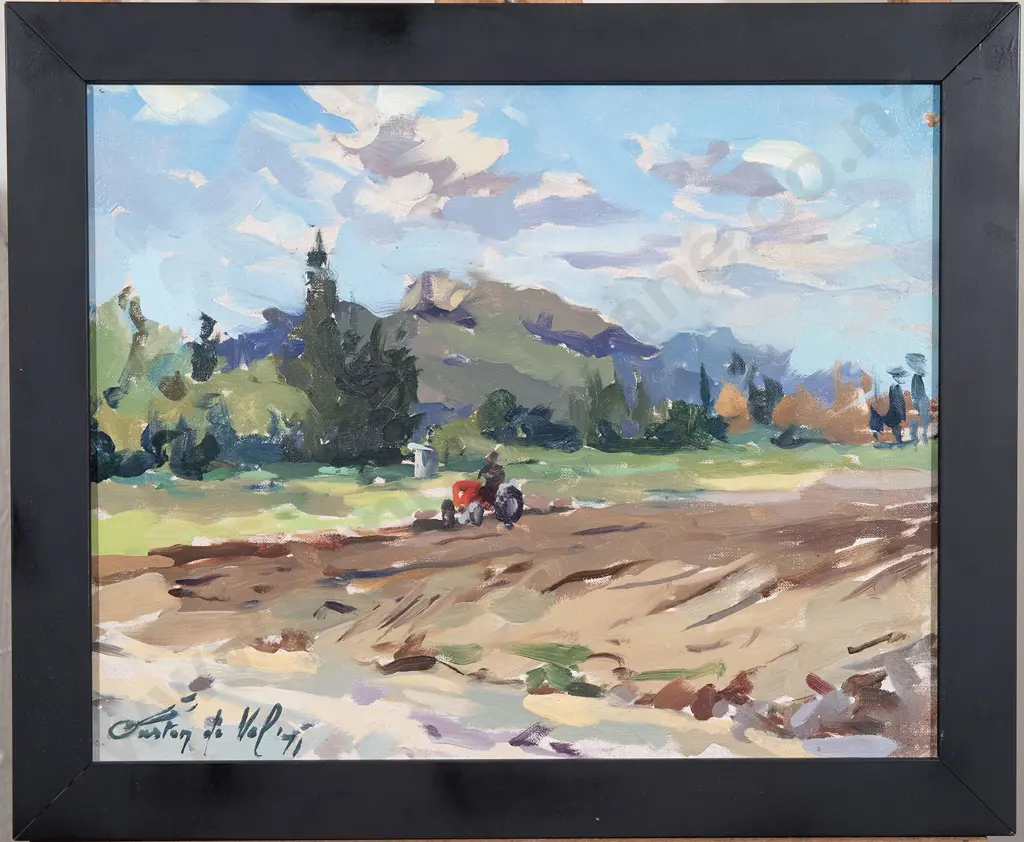 Gaston de Vel - Asparagus Field (Napier N.Z), Image 1++